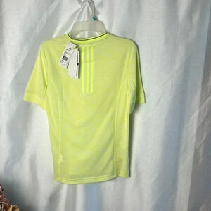 Adidas  women top ,Small ,activewear,fitted, gym , workout, yellow,tennis, gift